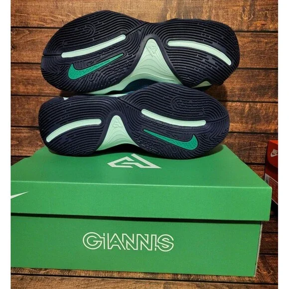 Nike Giannis Immortality 3 Geode Teal Purple Shoes DZ7533-301 Men's Size 11 New - Picture 5 of 6